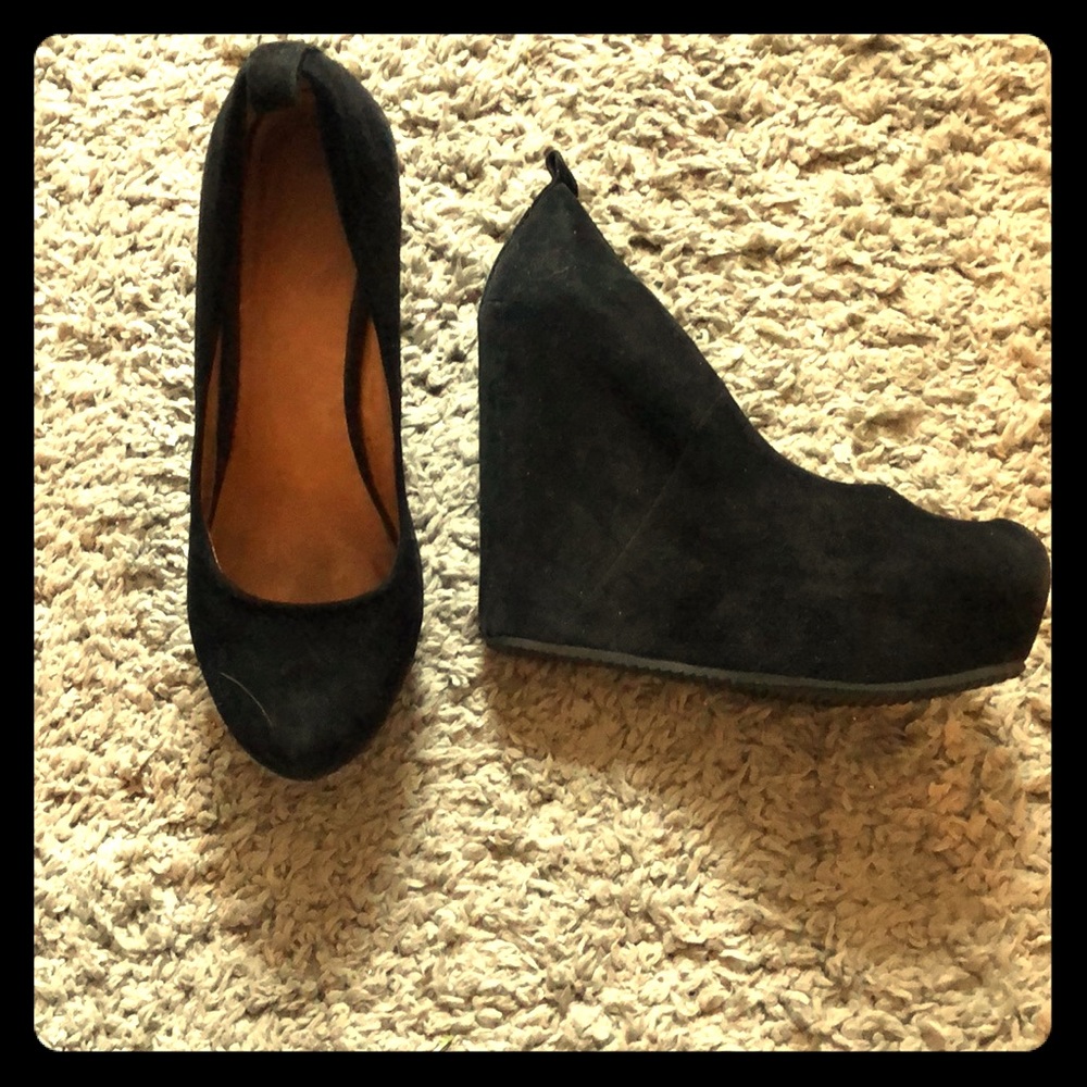Aldo Calcagni Black Wedges